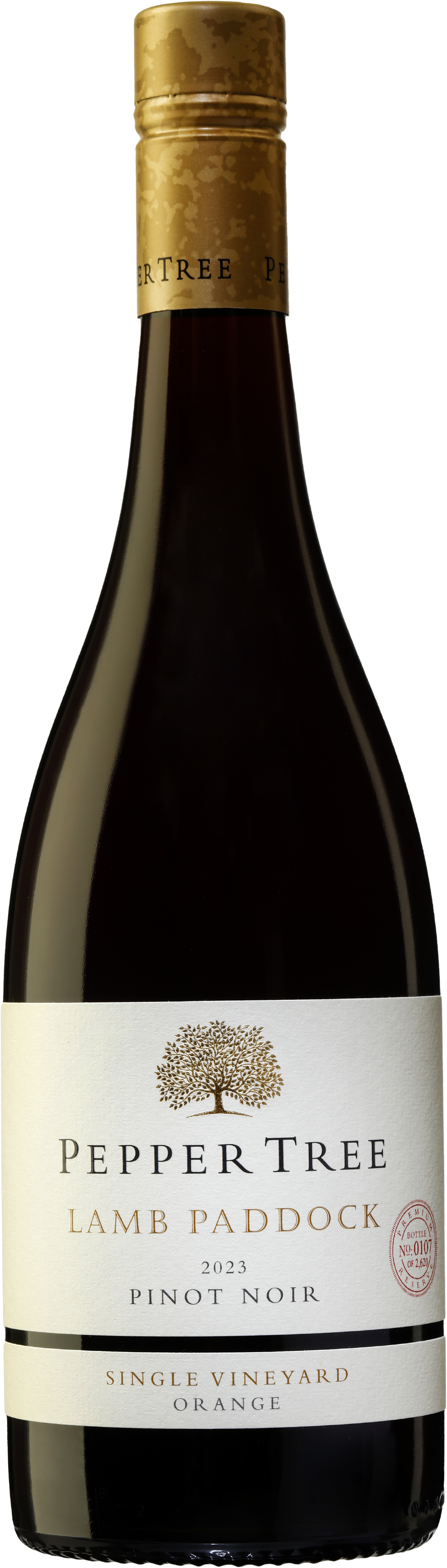 Pepper Tree Wines Single Vineyard Lamb Paddock Pinot Noir 2023